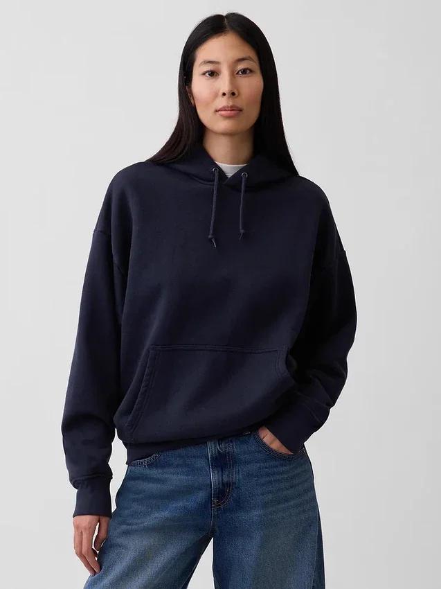 Sudadera con capucha de felpa francesa extra gruesa para adultos