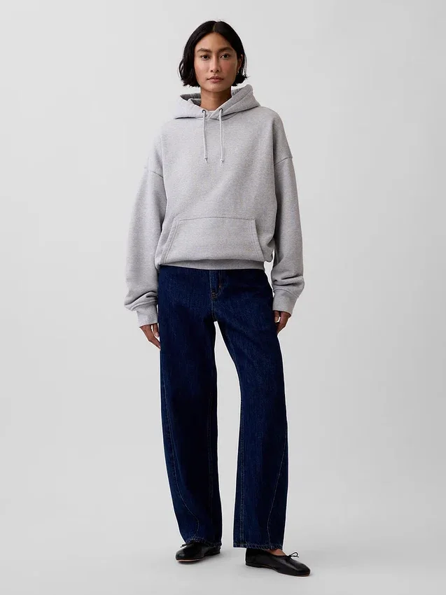 Sudadera con capucha de felpa francesa extra gruesa para adultos