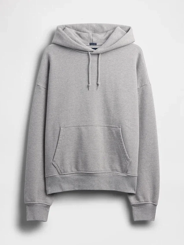 Sudadera con capucha de felpa francesa extra gruesa para adultos
