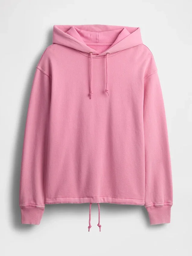 Sudadera con capucha de felpa francesa gruesa con el logotipo de GAP