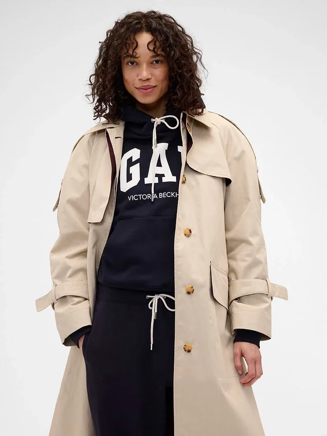 Sudadera con capucha de felpa francesa gruesa GAP × Victoria Beckham