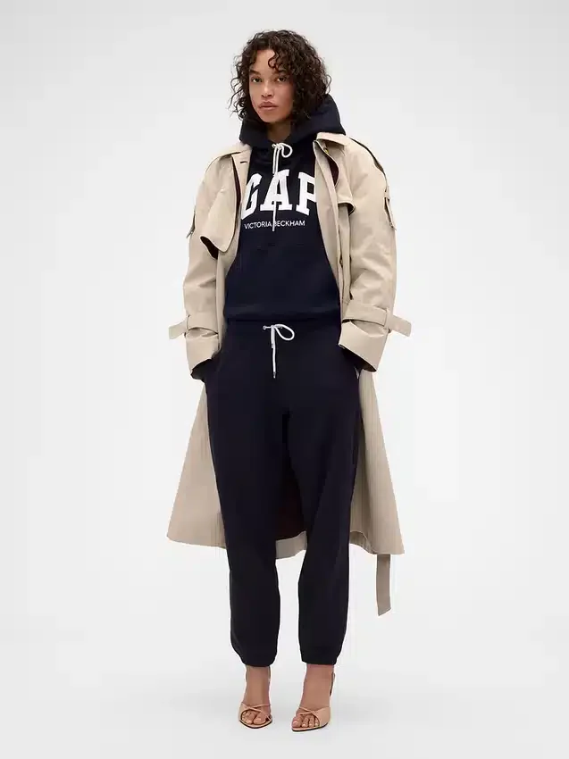 Sudadera con capucha de felpa francesa gruesa GAP × Victoria Beckham