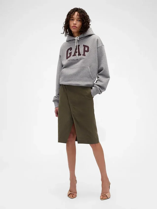 Sudadera con capucha de felpa francesa gruesa GAP × Victoria Beckham