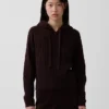 Sudadera con capucha de punto trenzado holgada CashSoft