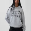 Sudadera con capucha de tejido grueso de Jean-Michel Basquiat
