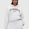 Sudadera con capucha de tejido grueso y logo oversize de GAP × Summer Fridays