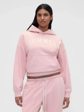 Sudadera con capucha de tejido grueso y logo oversize de GAP × Summer Fridays
