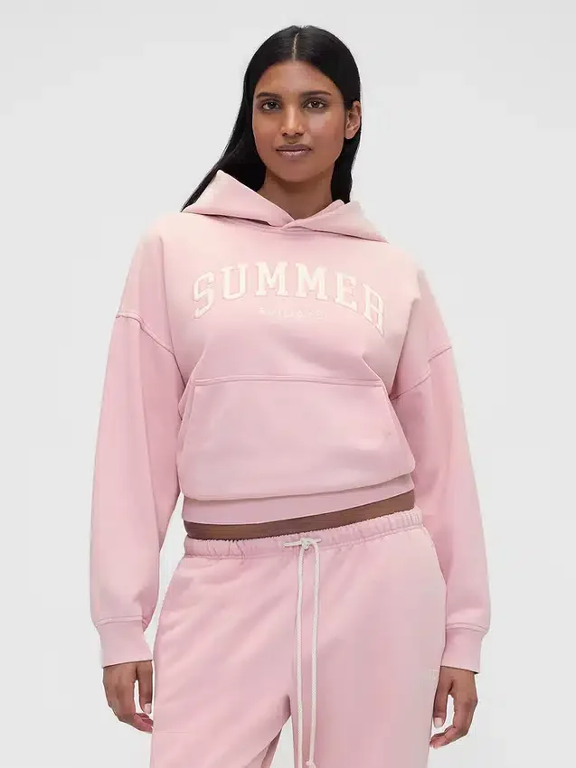 Sudadera con capucha de tejido grueso y logo oversize de GAP × Summer Fridays