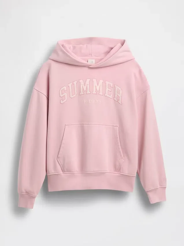 Sudadera con capucha de tejido grueso y logo oversize de GAP × Summer Fridays