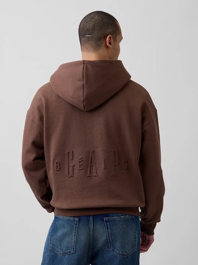 Sudadera con capucha de viaje para adultos GAP × Béis, de tejido grueso
