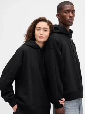 Sudadera con capucha de viaje para adultos GAP × Béis, de tejido grueso