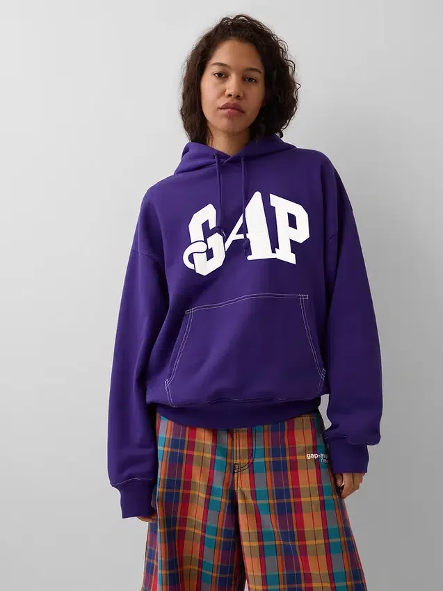 Sudadera con capucha GAP × Awake Ny de tejido grueso y logo oversize