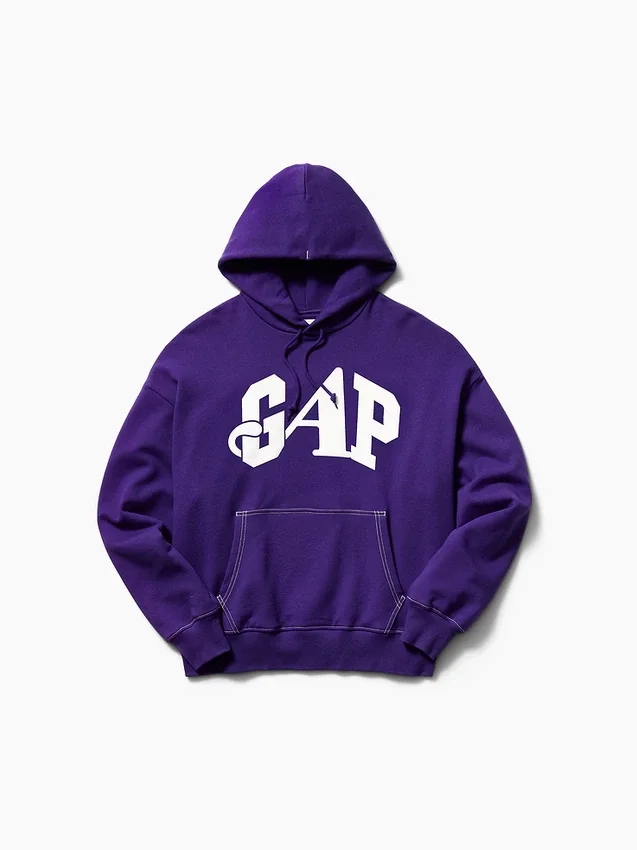 Sudadera con capucha GAP × Awake Ny de tejido grueso y logo oversize