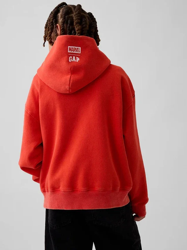 Sudadera con capucha holgada para niños Marvel Vintagesoft Spider-Man