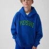 Sudadera con capucha holgada Super Mario Vintagesoft para niños