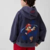 Sudadera con capucha holgada Super Mario Vintagesoft para niños