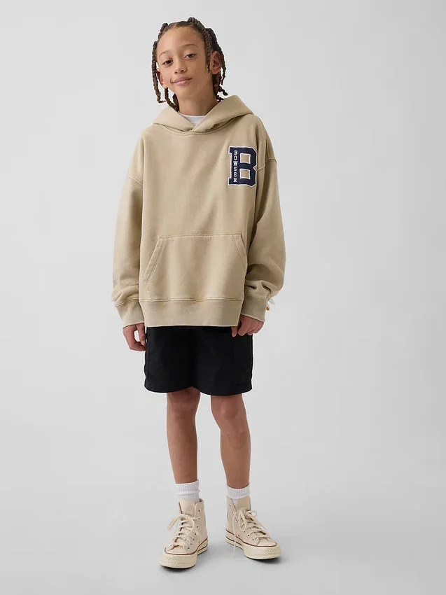 Sudadera con capucha holgada Super Mario Vintagesoft para niños