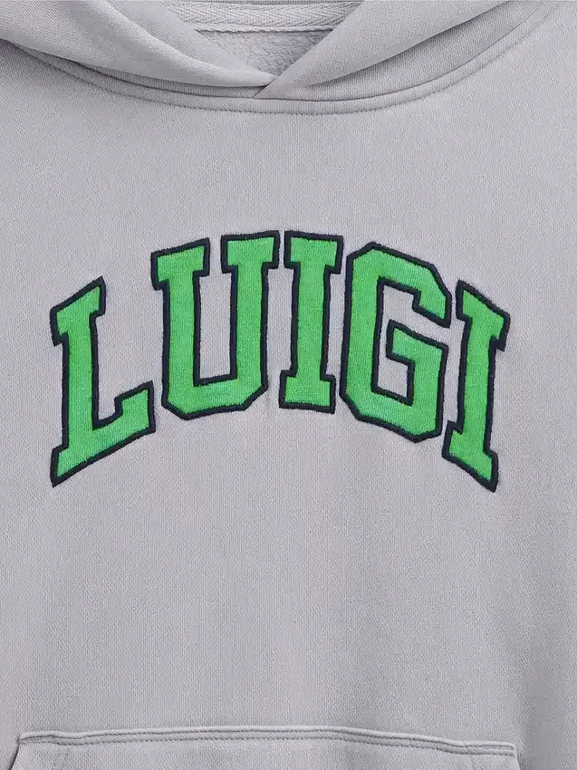 Sudadera con capucha holgada Super Mario Vintagesoft para niños
