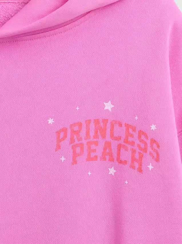 Sudadera con capucha holgada Super Mario Vintagesoft para niños