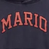 Sudadera con capucha holgada Super Mario Vintagesoft para niños