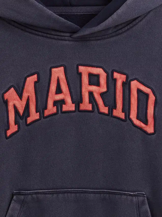 Sudadera con capucha holgada Super Mario Vintagesoft para niños