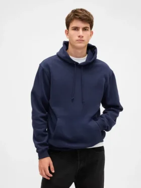 Sudadera con capucha holgada Vintagesoft para adultos