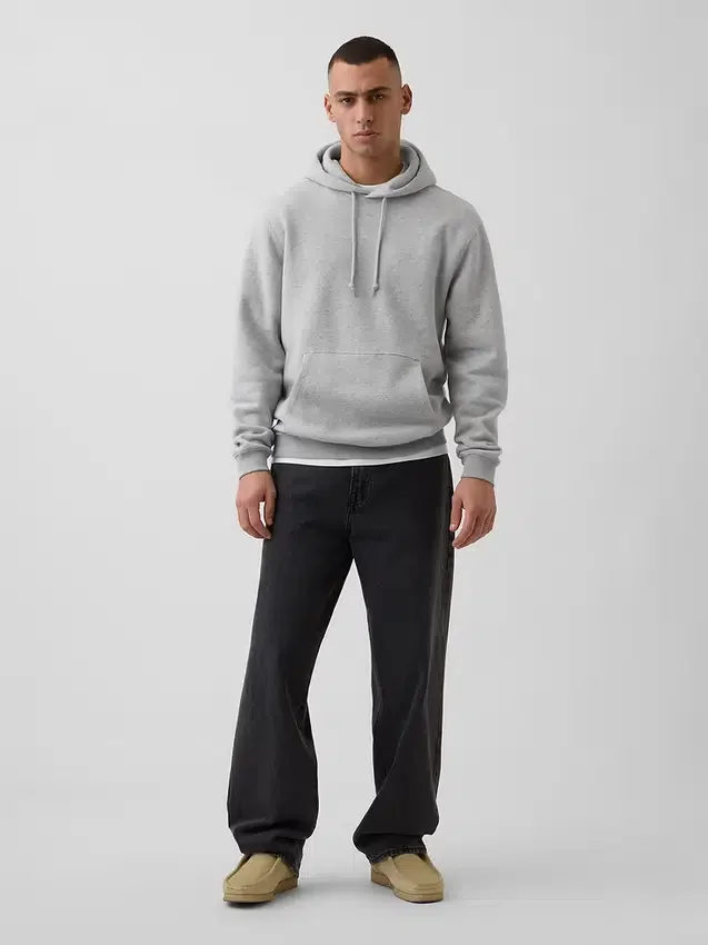 Sudadera con capucha holgada Vintagesoft para adultos