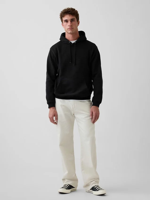 Sudadera con capucha holgada Vintagesoft para adultos