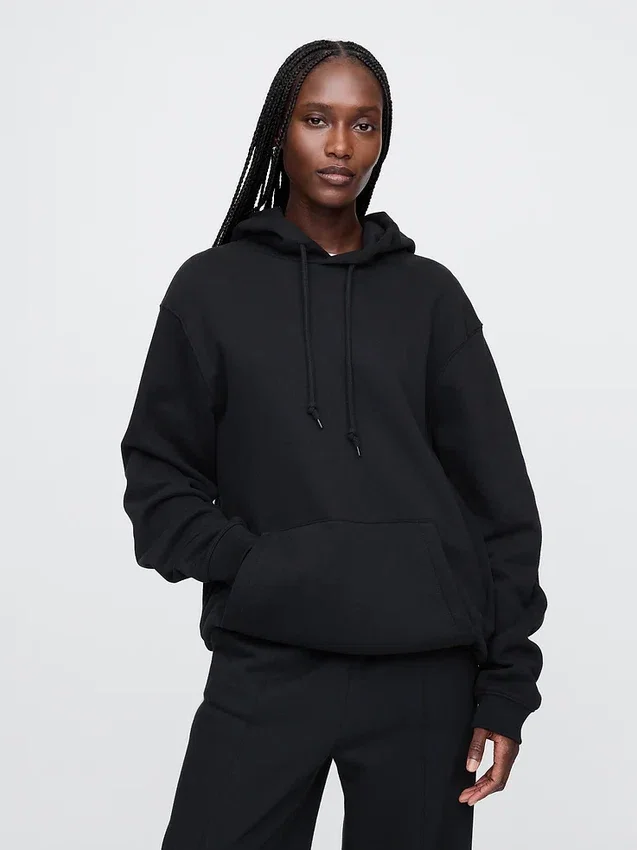 Sudadera con capucha holgada Vintagesoft para adultos