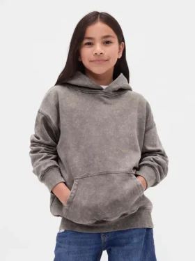 Sudadera con capucha holgada Vintagesoft para niños