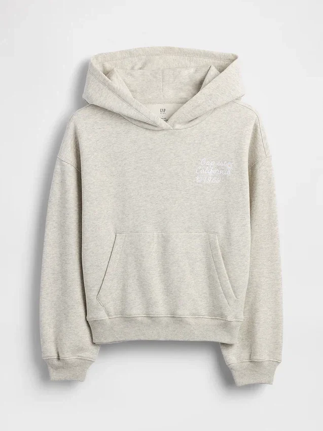 Sudadera con capucha holgada Vintagesoft para niños