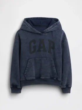 Sudadera con capucha holgada Vintagesoft para niños