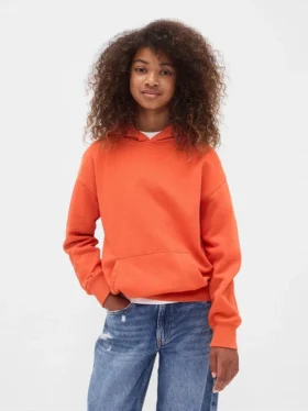 Sudadera con capucha holgada Vintagesoft para niños