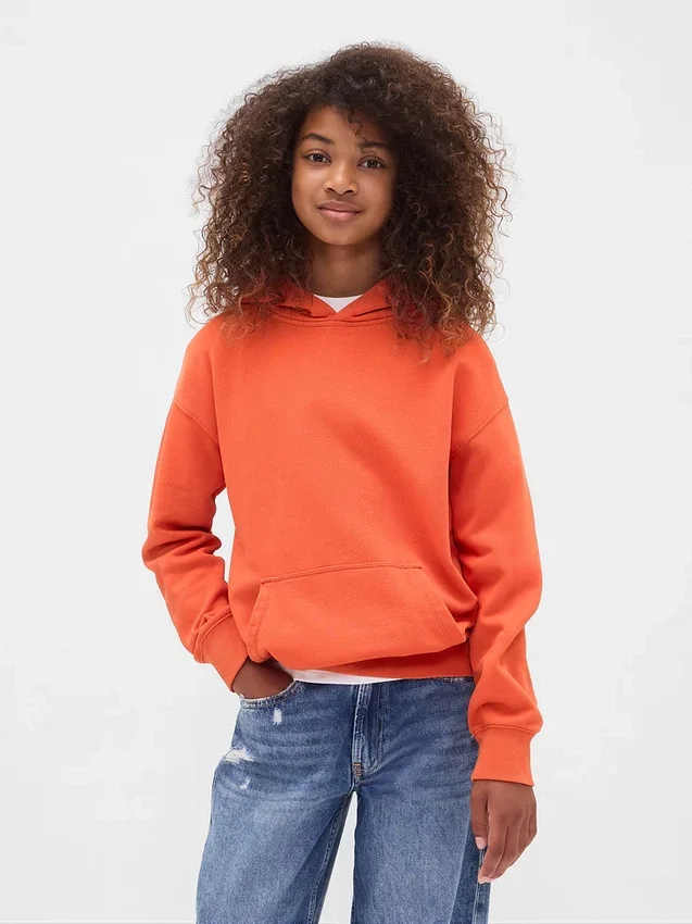 Sudadera con capucha holgada Vintagesoft para niños