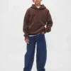 Sudadera con capucha holgada Vintagesoft para niños