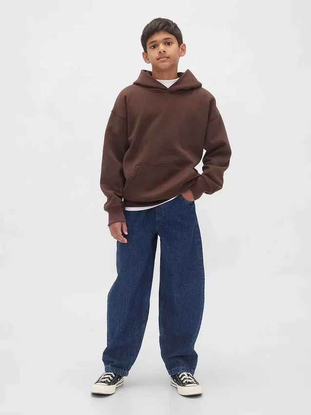 Sudadera con capucha holgada Vintagesoft para niños