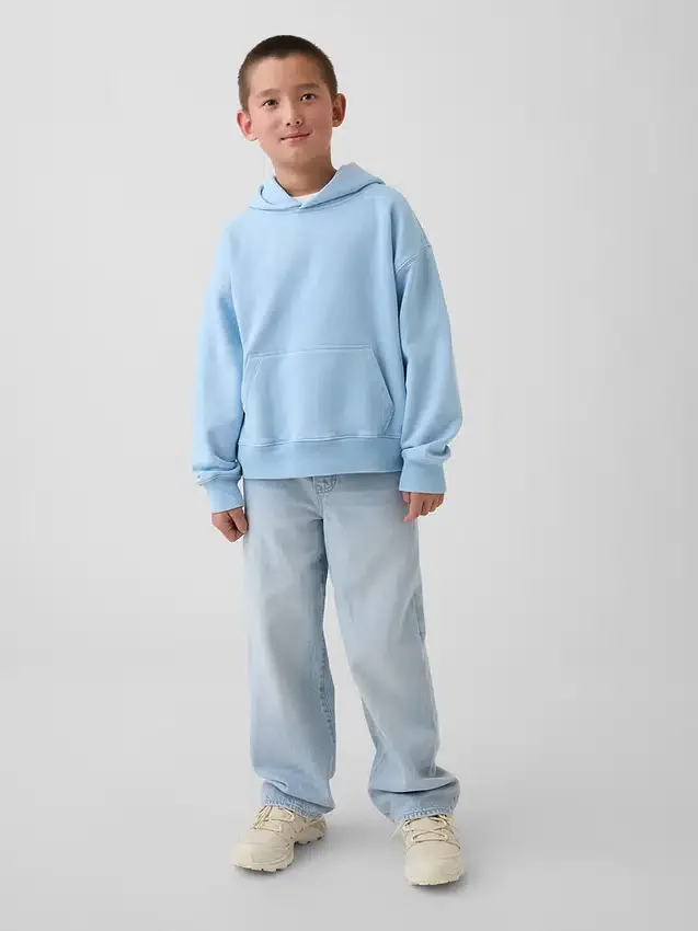 Sudadera con capucha holgada Vintagesoft para niños
