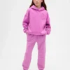 Sudadera con capucha holgada y parches Vintagesoft para niños