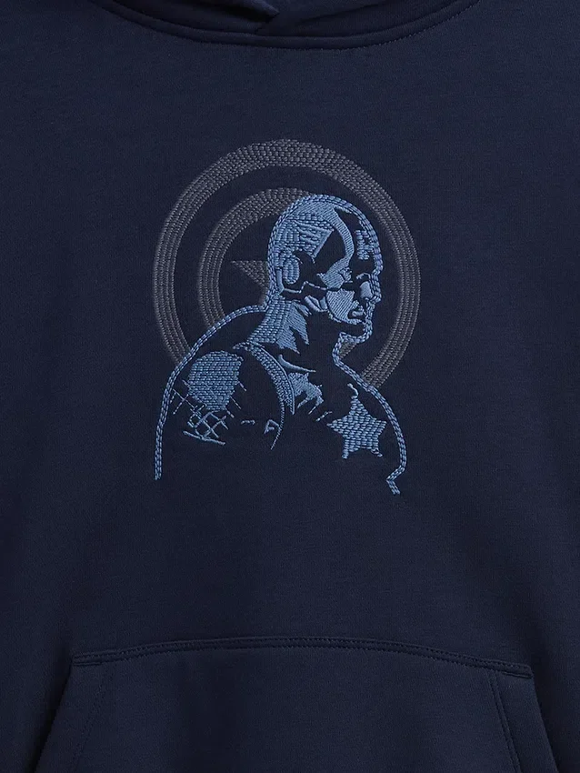 Sudadera con capucha Marvel Vintagesoft para niños, corte holgado