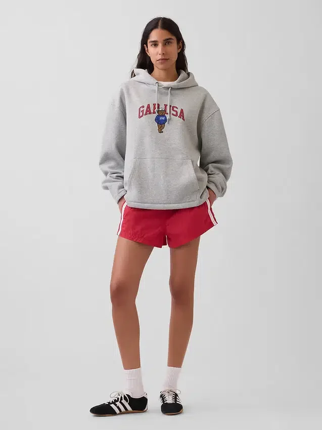 Sudadera con capucha oversize con logo Americana de Vintagesoft