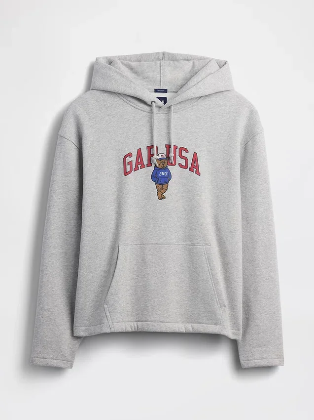 Sudadera con capucha oversize con logo Americana de Vintagesoft