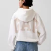 Sudadera con capucha oversize corta con logo Vintagesoft