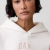 Sudadera con capucha oversize corta con logo Vintagesoft