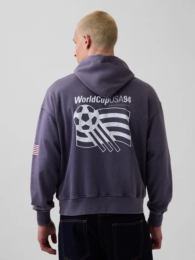 Sudadera con capucha oversize de felpa Vintagesoft de la Copa Mundial de la FIFA™