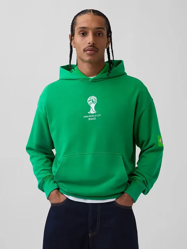 Sudadera con capucha oversize de felpa Vintagesoft de la Copa Mundial de la FIFA™