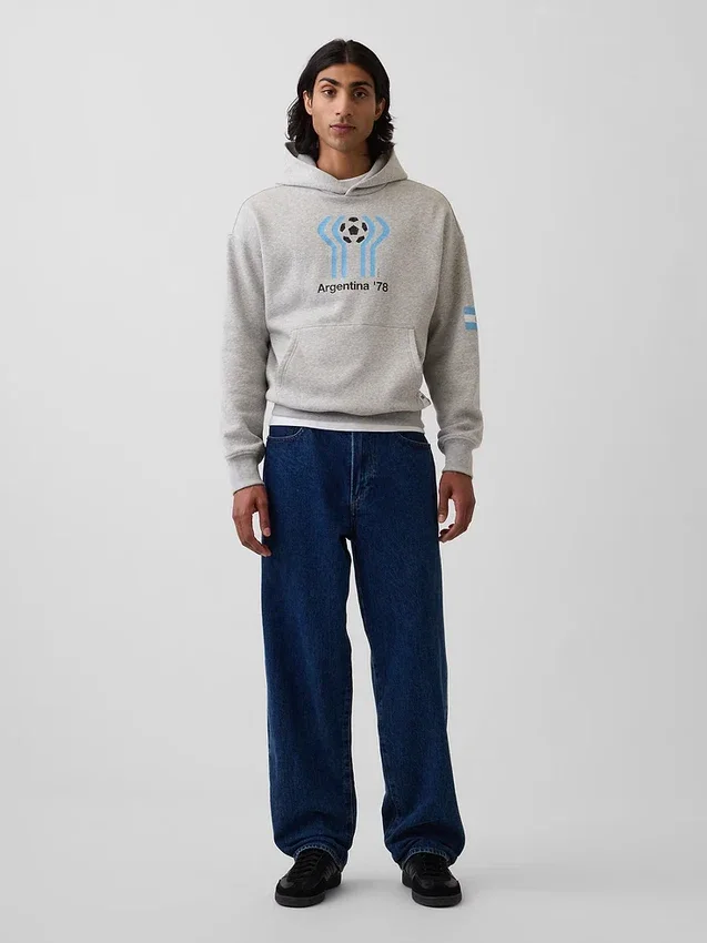 Sudadera con capucha oversize de felpa Vintagesoft de la Copa Mundial de la FIFA™