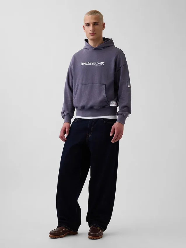 Sudadera con capucha oversize de felpa Vintagesoft de la Copa Mundial de la FIFA™