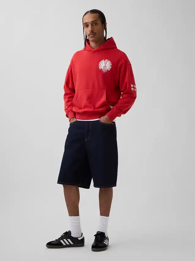 Sudadera con capucha oversize de felpa Vintagesoft de la Copa Mundial de la FIFA™