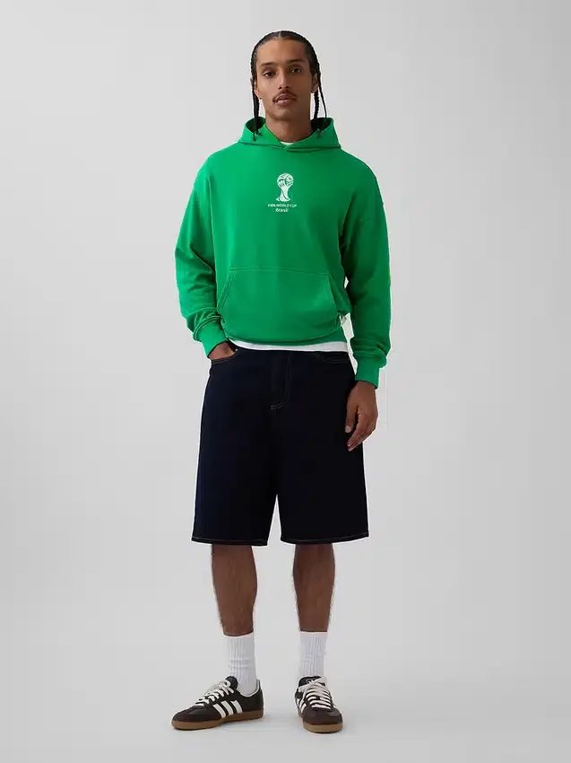 Sudadera con capucha oversize de felpa Vintagesoft de la Copa Mundial de la FIFA™