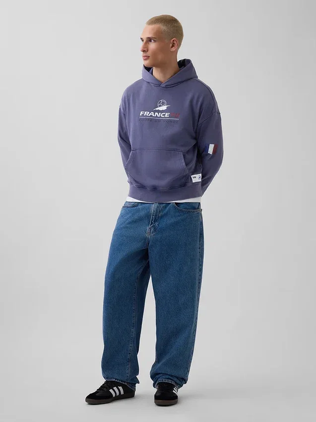 Sudadera con capucha oversize de felpa Vintagesoft de la Copa Mundial de la FIFA™